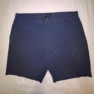 Travis Mathew Dark Blue Flat Front Shorts